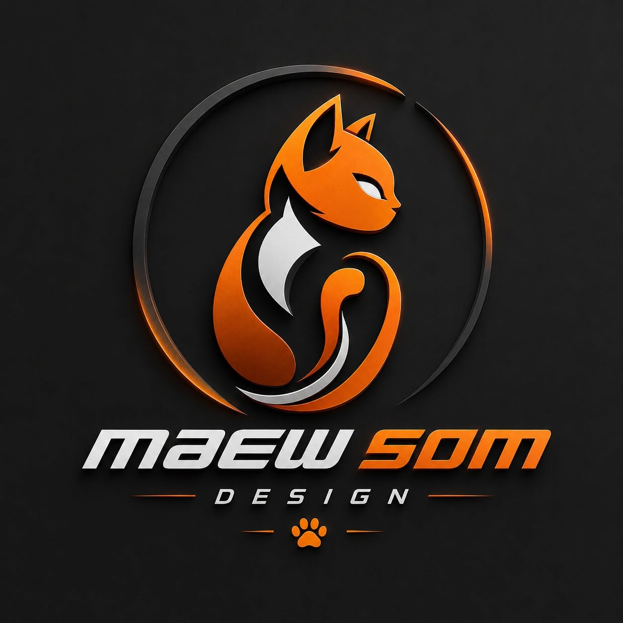 Maew Som Design โลโก้แมว